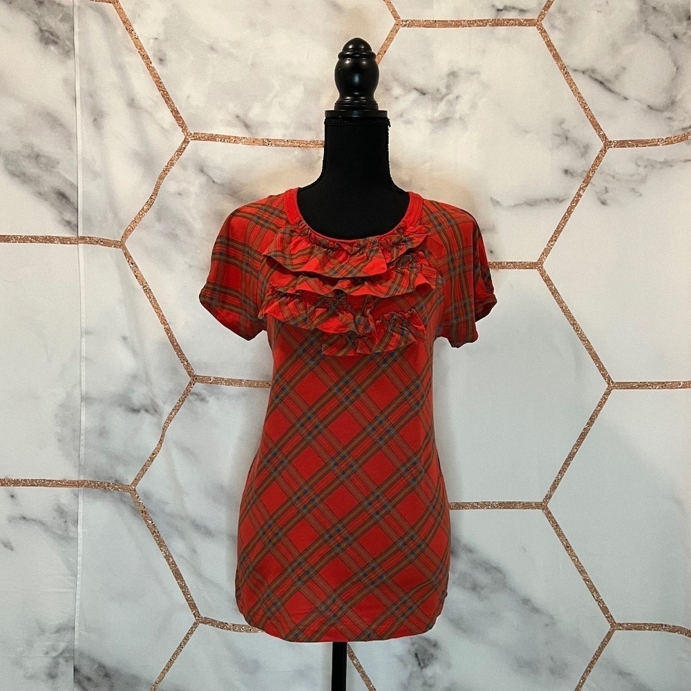 Marc By Marc Jacobs Little Plaid Tee